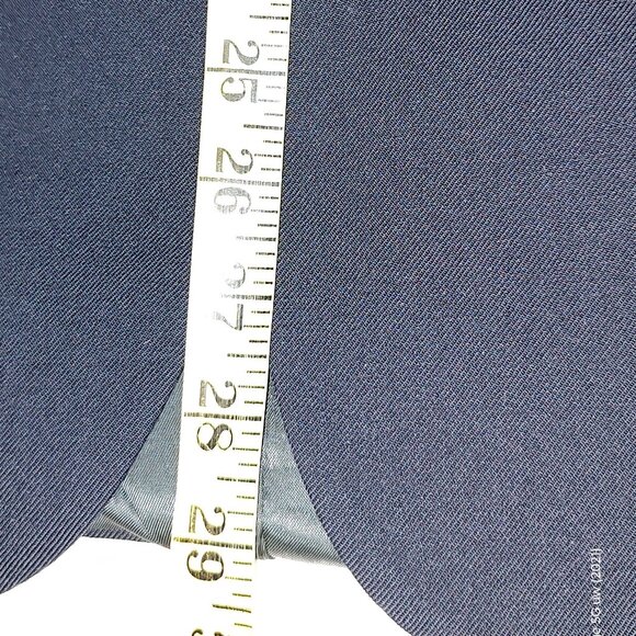 DANIEL HECHTER SPORT COAT BLAZER 100%WOOL GABARDINE NAVY 2-BUTTON 2-VENT SZ 40S - Picture 9 of 11